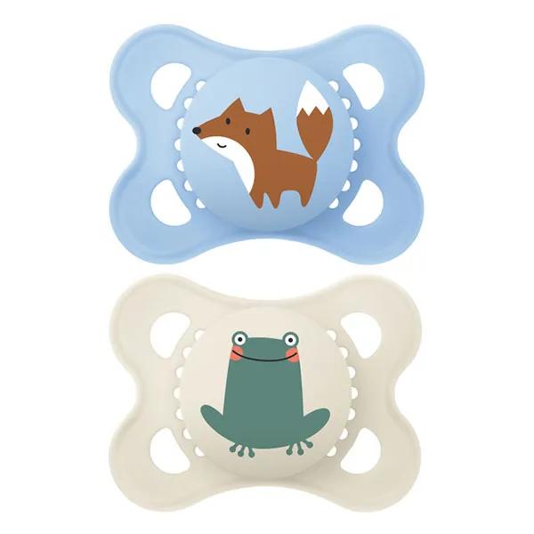 Sucette Original Nature 2-6 mois Silicone Renard et Grenouille X2 3