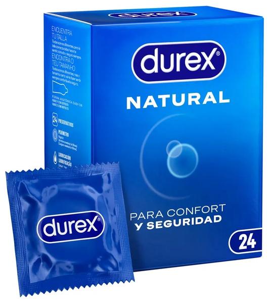 Durex Hombre Preservativos Natural Plus 24 Unidades