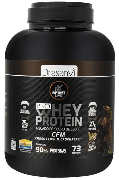 Drasanvi Sport Live Whey Protein Aislado Doble Chocolate 2,2 kg