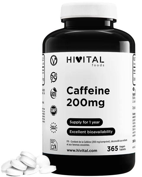 Hivital Cafeína Ahidra 200Mg 365 Tabletas