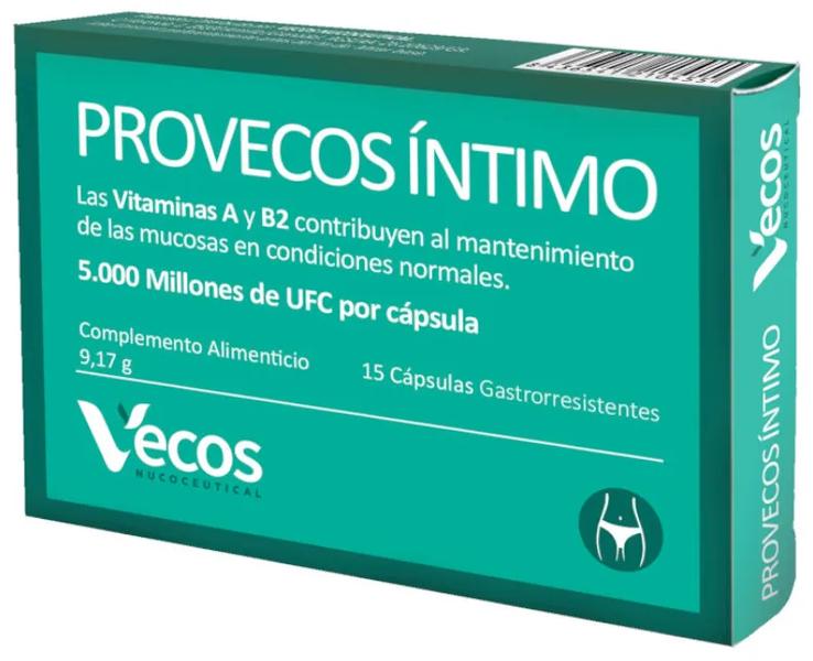 Vecos Mujer Provecos Íntimo (Probióticos Para ) 15 Cápsulas - Imagen 2