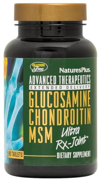 Nature's Plus Glucosamine, Chondroitin, MSM Ultra Rx-Joint 90 Comprimidos