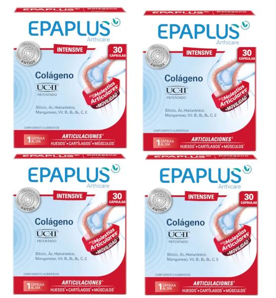 Epaplus Arthicare Intensive Colágeno Antiox UCII 4x30 Cápsulas