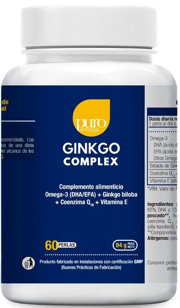 Puro Omega Ginkgo Complex 60 Perlas