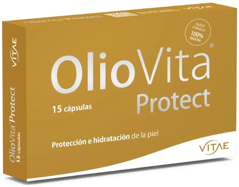 Vitae Amarillo Oliovita Protect Fotoprotector Oral Solar Y Antioxidante 15 Cápsulas