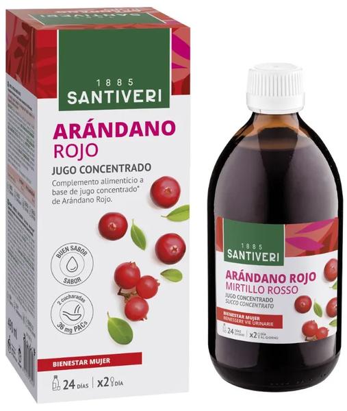 Santiveri Rojo 5 X Jugo Concentrado De Arándano 490 Ml - Imagen 4
