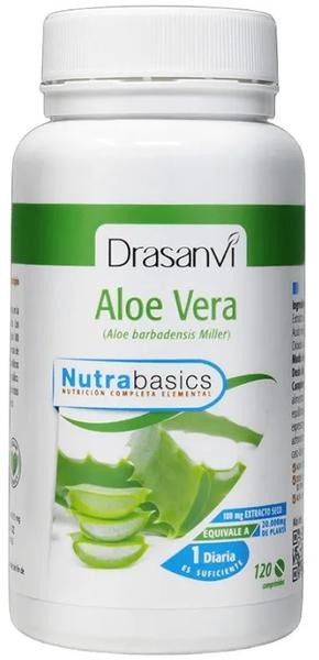 Drasanvi 5 X Aloe Vera Nutrabasics 120 Comprimidos - Imagen 2