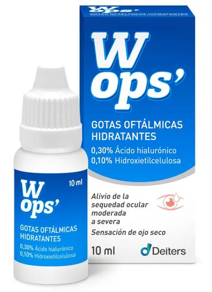 Deiters 10 X Wops Gotas Oftálmicas Hidratantes 10 Ml - Imagen 3
