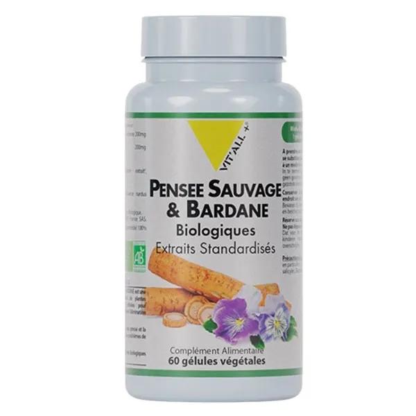 Bardane et Pensée Sauvage Bio 60 gélules végétales