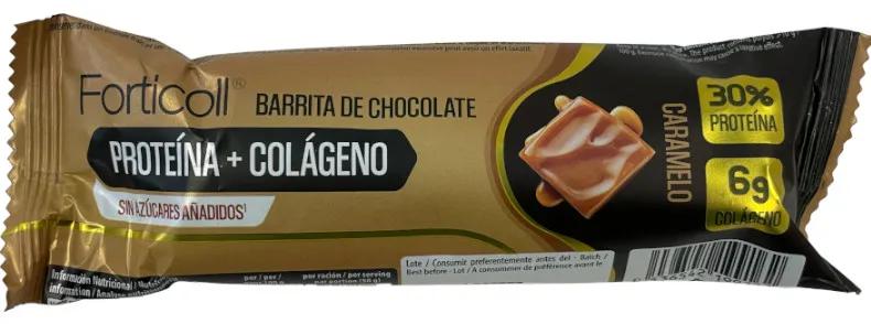 Forticoll Proteína Colágeno Caramelo 12 Barritas 50 gr