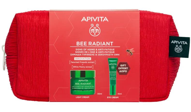 Apivita Crema Bee Radiant Textura Ligera 50 Ml + Contorno De Ojos 15 Ml