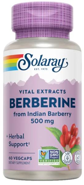 Solaray Amarillo/Dorado/Oro Super Berberine 500 Mg 60 Vegcaps