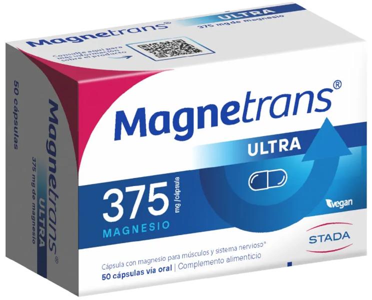 Magnetrans Ultra Magnesio Energía y Equilibrio 375mg 50 Cápsulas