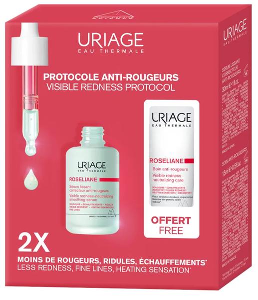 uriage roseliane serum 30 ml  tratamiento antirojeces 15 ml