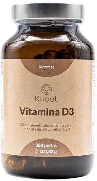 Kiroot Vitamina D3 360 Perlas