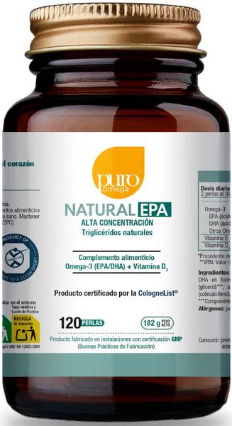 Puro Omega Natural Epa 120 Perlas - Imagen 2