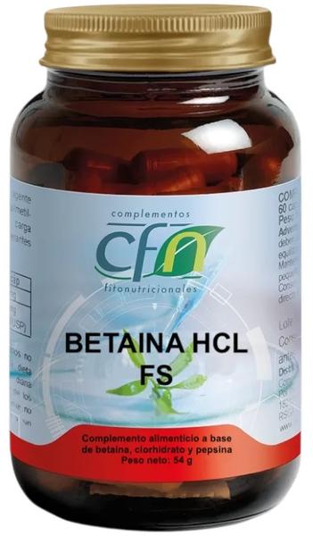 Cfn Betaína Hcl Fs 60 Cápsulas - Imagen 2