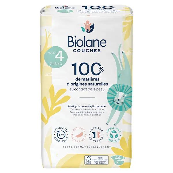 Couches Naturelles Taille 4 Ultra-Absorbant Pas de Fuite 44 unités 3