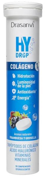 Drasanvi Hydrop Electrolitos Colágeno Grosella 18 Comprimidos