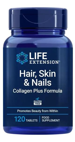 Life Extension Fórmula De Colágeno Plus Para Cabello, Piel Y Uñas 120 Comprimidos - Imagen 2
