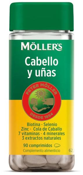 Möller's Cabello Y Uñas 90 Comprimidos - Imagen 2