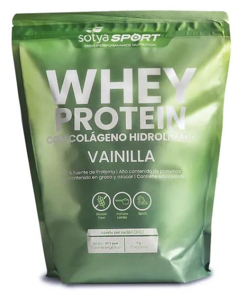 Sotya Sport Whey Protein Colágeno Hidrolizado Vainilla 1 Kg