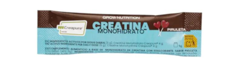 Grow Nutrition Creatina Monohidrato Creapure Piruleta 10 Sticks