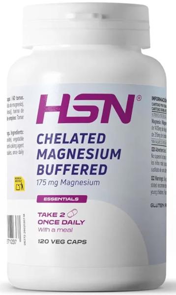 HSN Bisglicinato de Magnesio (175mg Magnesio) 120 Cápsulas Veganas