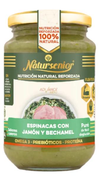 Natursenior Puré Espinacas con Jamón y Bechamel Omega-3 340 gr