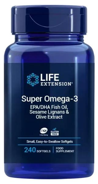 Life Extension Super Omega-3 240 Cápsulas Blandas