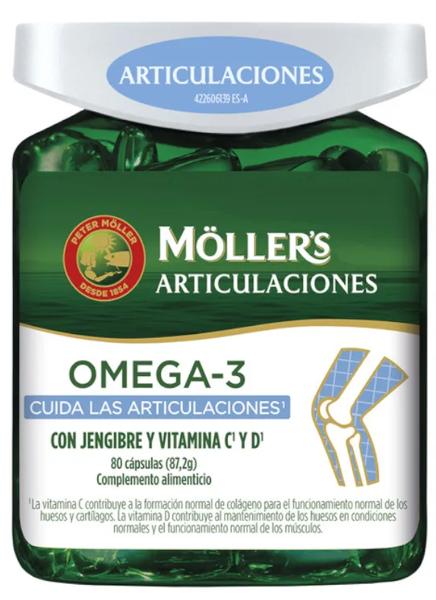 Möller's Articulaciones Omega 3 +40 Años 80 Cápsulas
