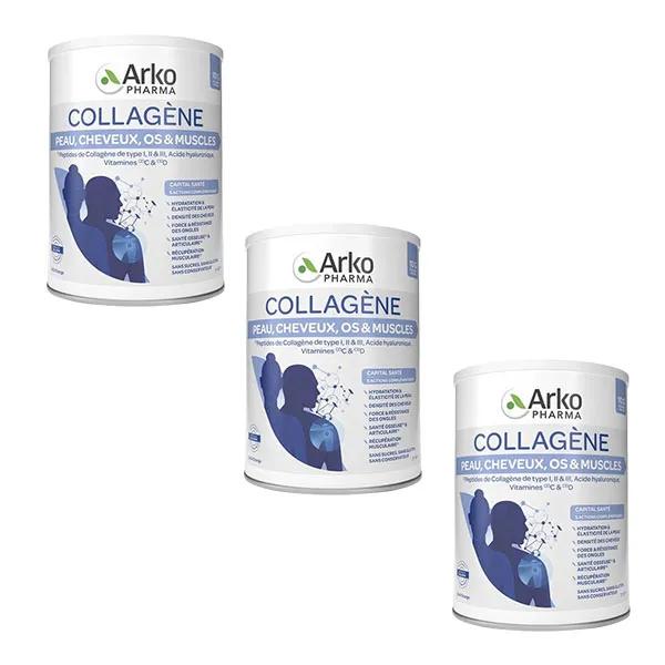 Collagène Peau Cheveux Articulation Lot de 3 x 260g