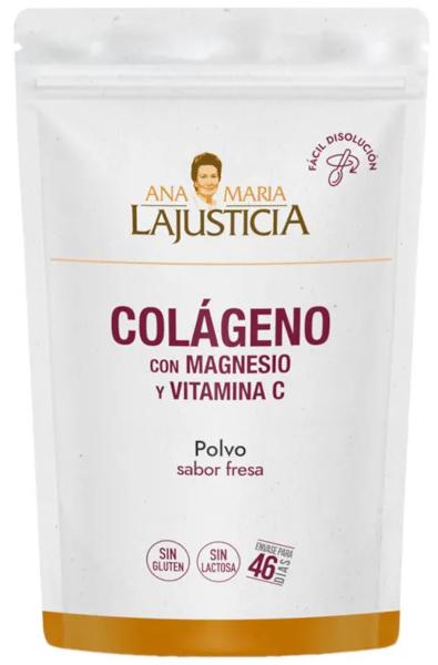 Ana Maria Lajusticia Colágeno con Magnesio y Vitamina C Sabor Fresa 350 gr