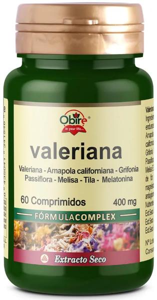 Obire Valeriana Complex 400 Mg Extracto Seco 60 Comprimidos