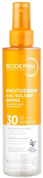 bioderma photoderm agua solar bronz spf30 200 ml