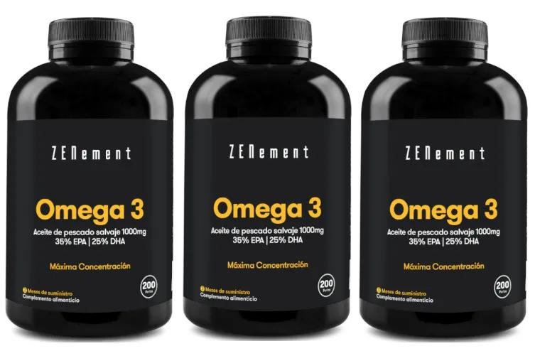 ZENement Omega 3 Aceite Pescado Salvaje 1000 Mg 3x200 Perlas