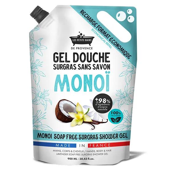 Recharge format Eco Gel Douche Monoï 900 ml