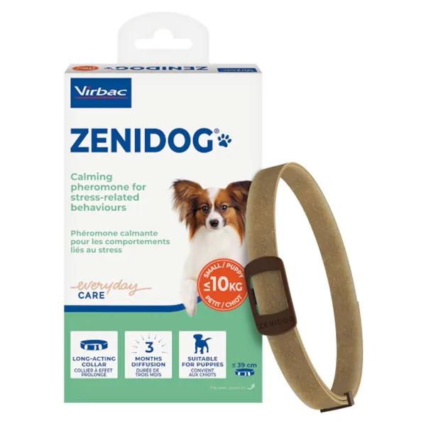 Zenidog Collier apaisant pour chien à base de phéromones maternelles pour chien moins de 10kg