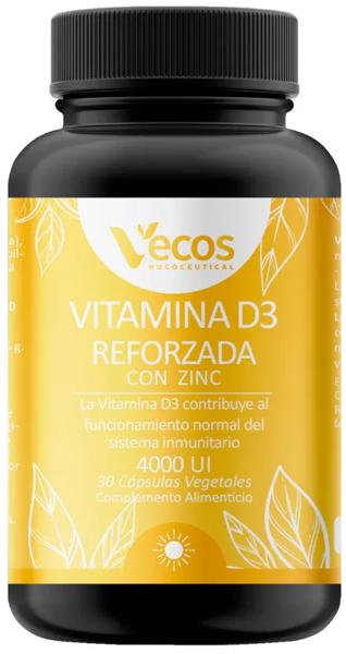 Vecos Nucoceutical Vitamina D3 + Zinc 30 Cápsulas