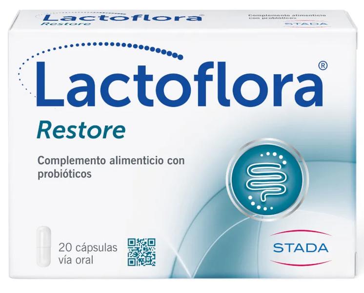 Lactoflora Probiótico Restore Equilibrio Intestinal 20 Cápsulas