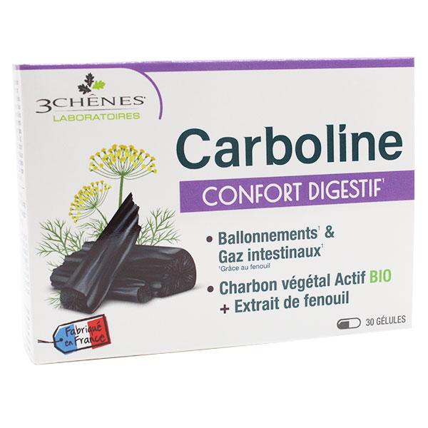 Digestion Carboline 30 gélules 2