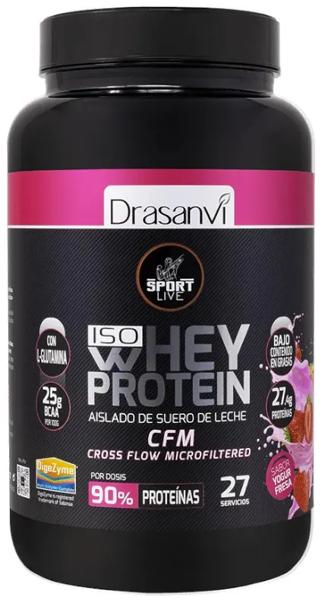 Drasanvi Sport Live Whey Protein Aislado Yogur Fresa 800 gr