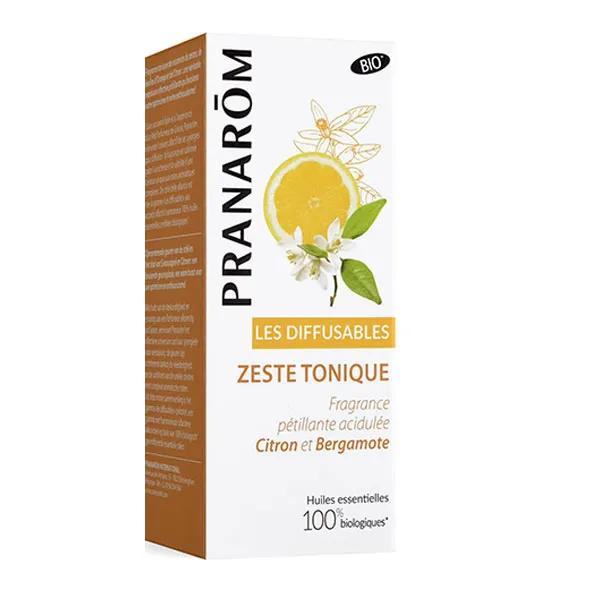Pranarôm Les Diffusables Mélange d'Huiles Essentielles Zeste Tonique Bio 30ml