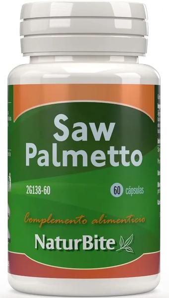 naturbite saw palmetto 60 capsulas