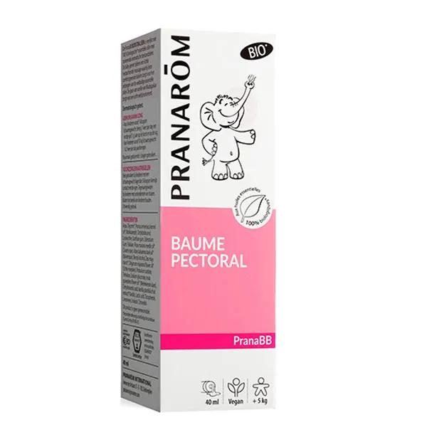 PranaBB Baume Pectoral aux Huiles Essentielles 100% Biologiques 40ml 2