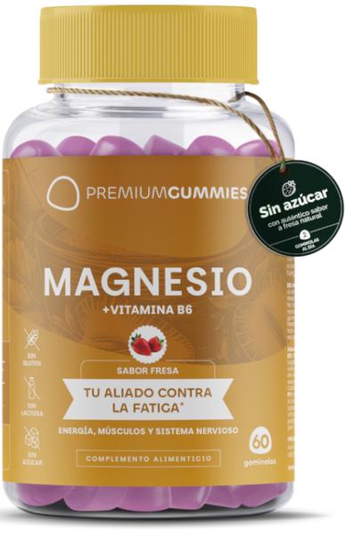 Premium Gummies 3 X Magnesio + Vitamina B6 60 Gominolas - Imagen 2