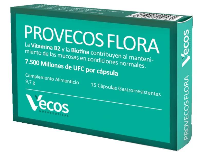 Vecos Nucoceutical Provecos Flora 15 Caps - Imagen 3