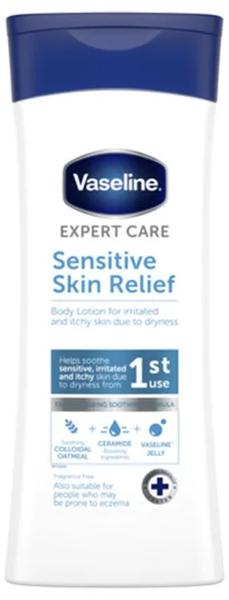 Vaseline Expert Care Sensitive Skin Relief Loción 400 Ml
