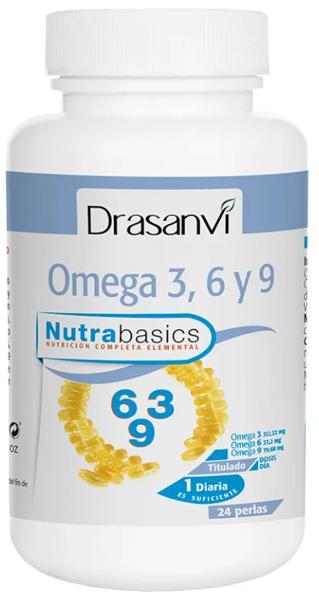 Drasanvi Nutrabasics Omega 3,6 y 9 1000mg 24 Perlas