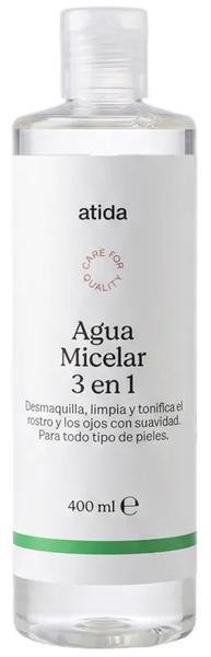 atida agua micelar 3 en 1 400 ml